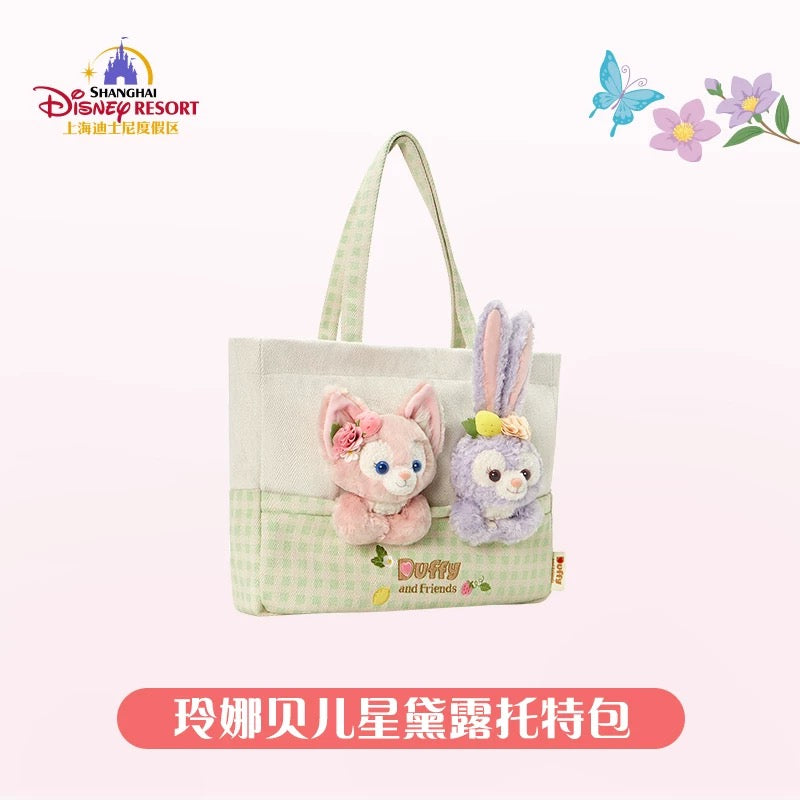 Shanghai Disneyland LinaBell & StellaLou Series Tote Bag