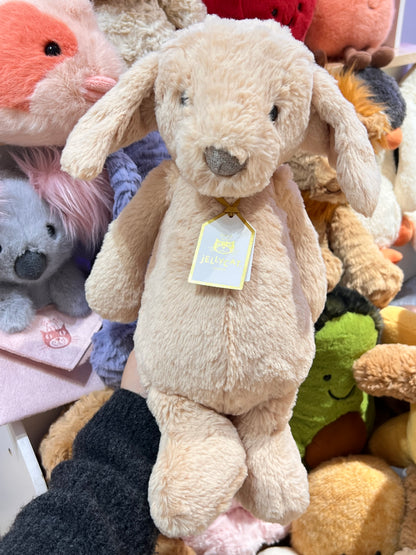 Jellycat Bashful Luxe Puppy Orlando Oreiginal (Medium) 31cm