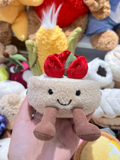 Jellycat Amuseables Fleurette Tarte Aux Fraises 11cm