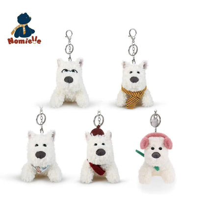 Nomielle Snowy Dog Pendant Bag Charm