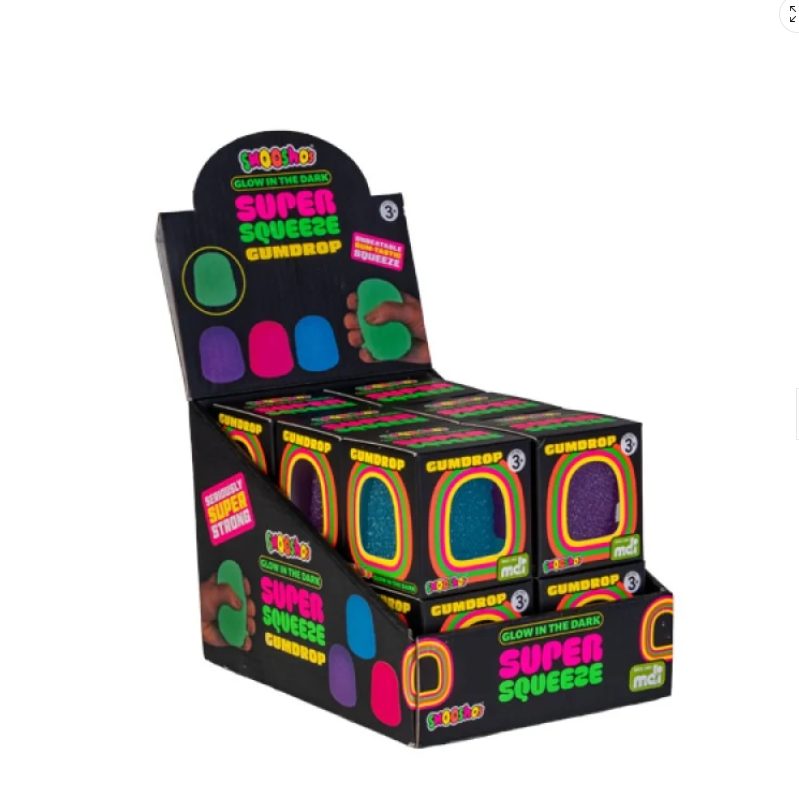 Smoosho's Super Squeeze Glow-in-the-dark Gumdrop