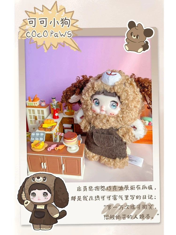 NOMMI Puppy Diary Series Soft Vinyl Plush Keychain