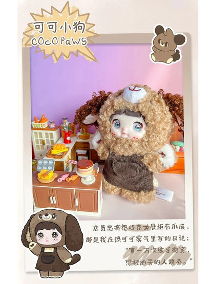 NOMMI Puppy Diary Series Soft Vinyl Plush Keychain