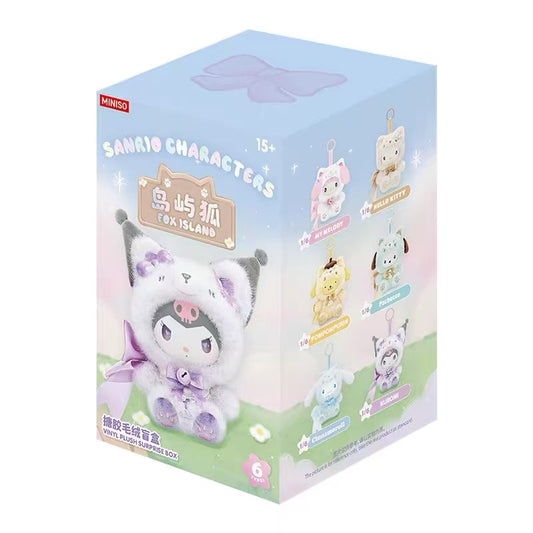 Sanrio Fox Island Series Soft Vinyl Plush Keychain Blind Box