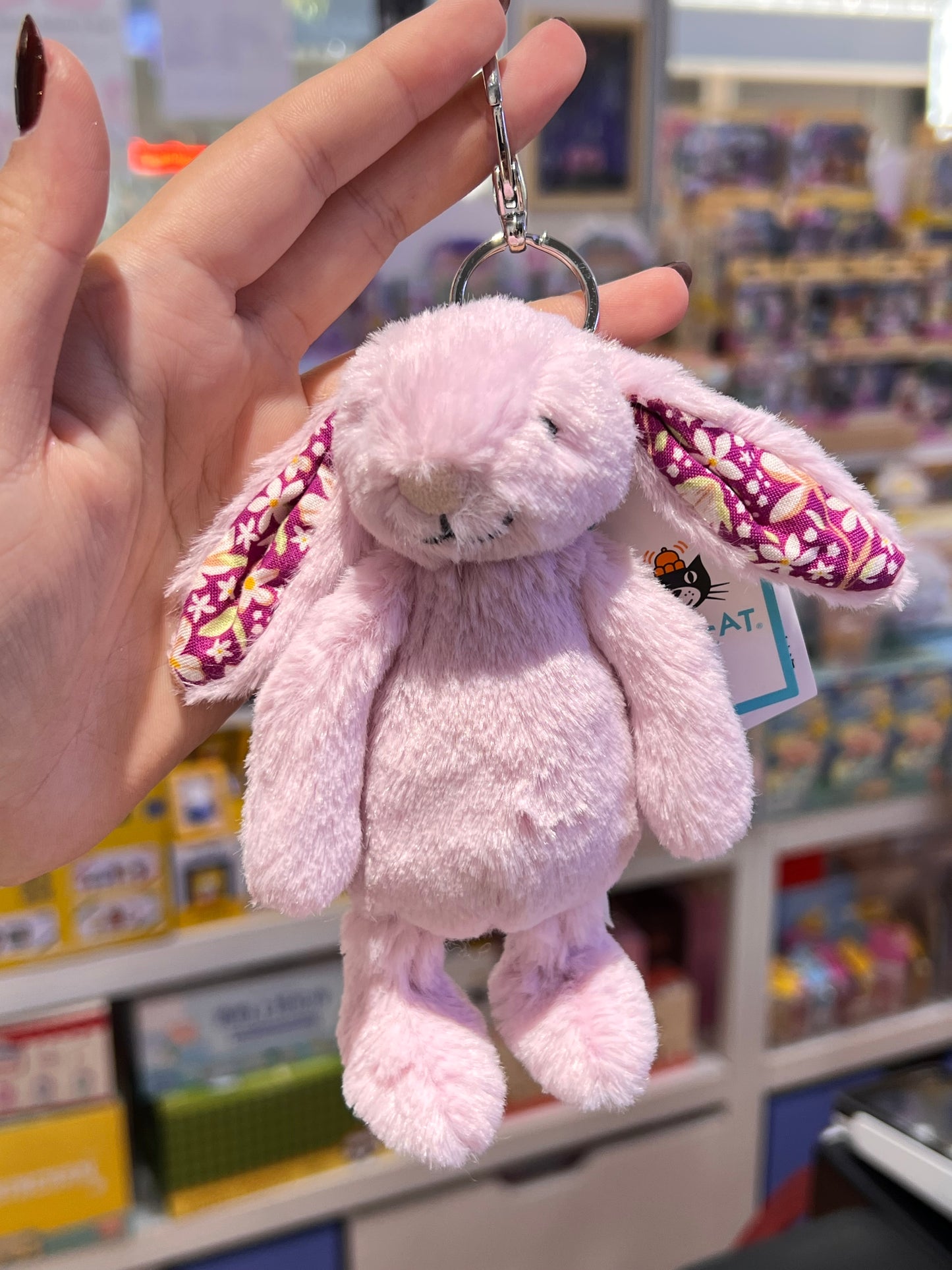 Jellycat Thistlepop Blossom Bunny Bag Charm