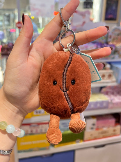 Jellycat Bag Charm Amuseable Coffee Bean 17cm