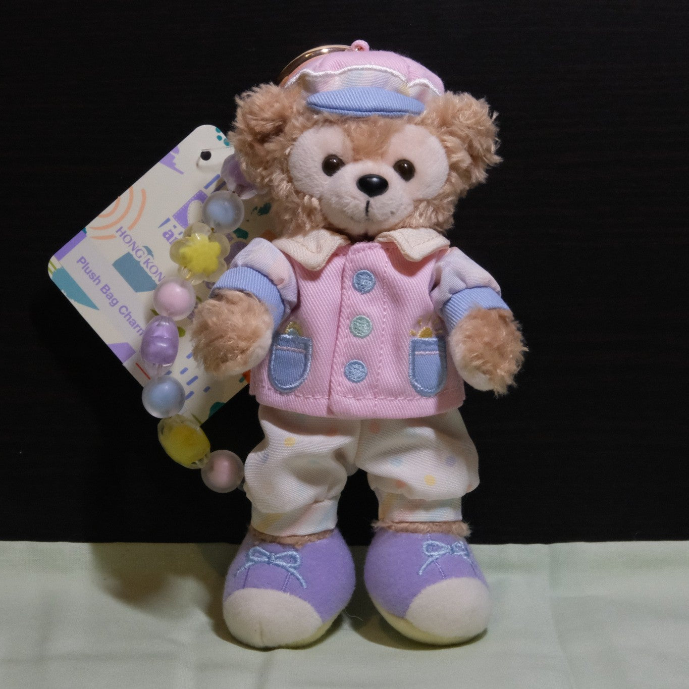 2025 Hong Kong Disneyland Duffy and Friends Smiles Go Around Plush Keychain