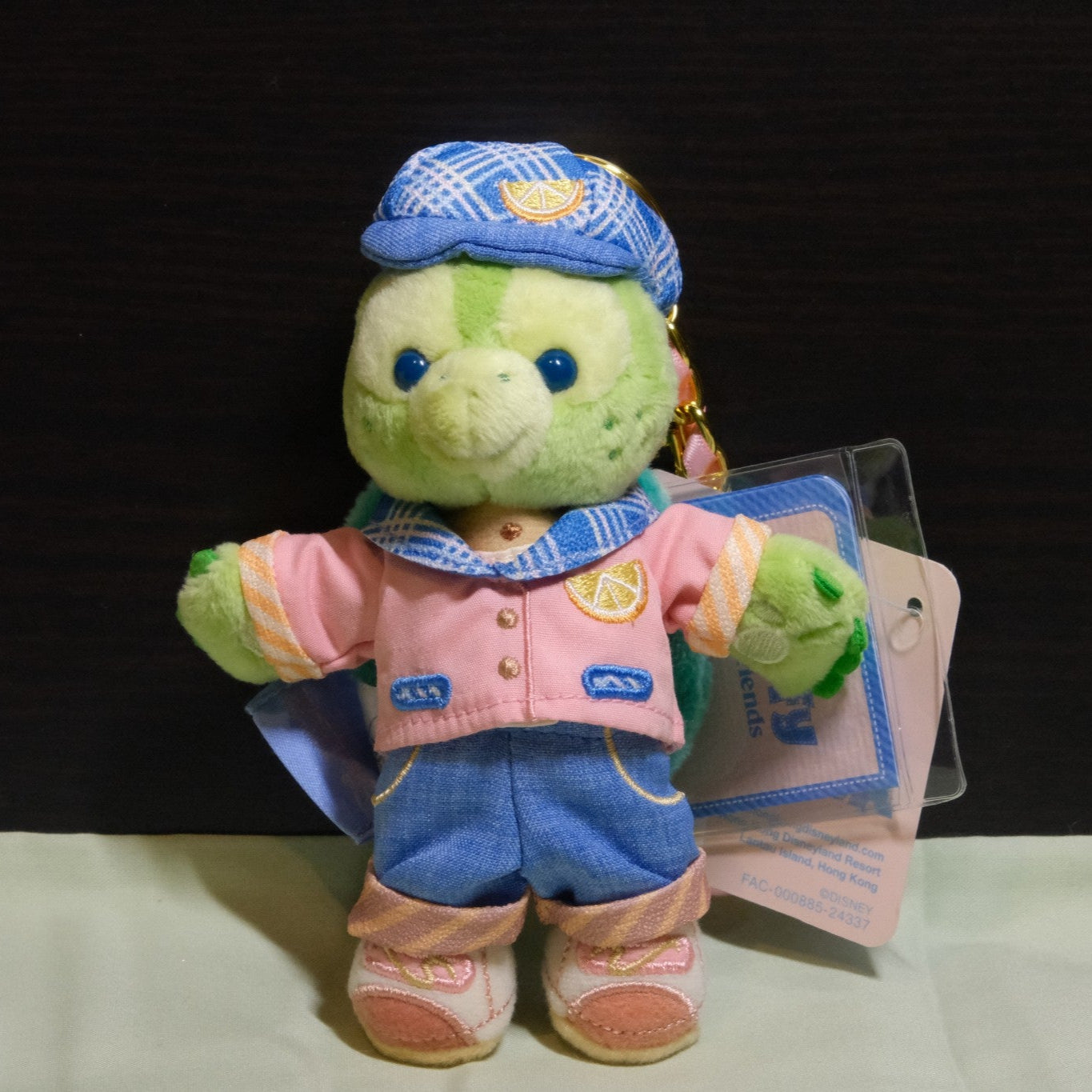 2025 Hong Kong Disneyland Duffy and Friends Smiles Go Around Plush Keychain