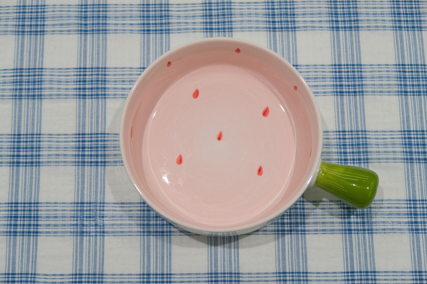 Strawberry-Style Underglaze Ceramic Tableware