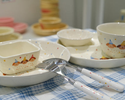 Good Friend Dog Underglaze Ceramic Tableware