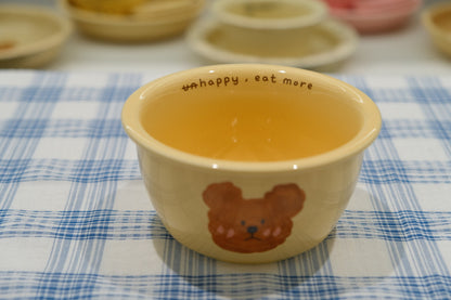 Emo Bear Underglaze Ceramic Tableware