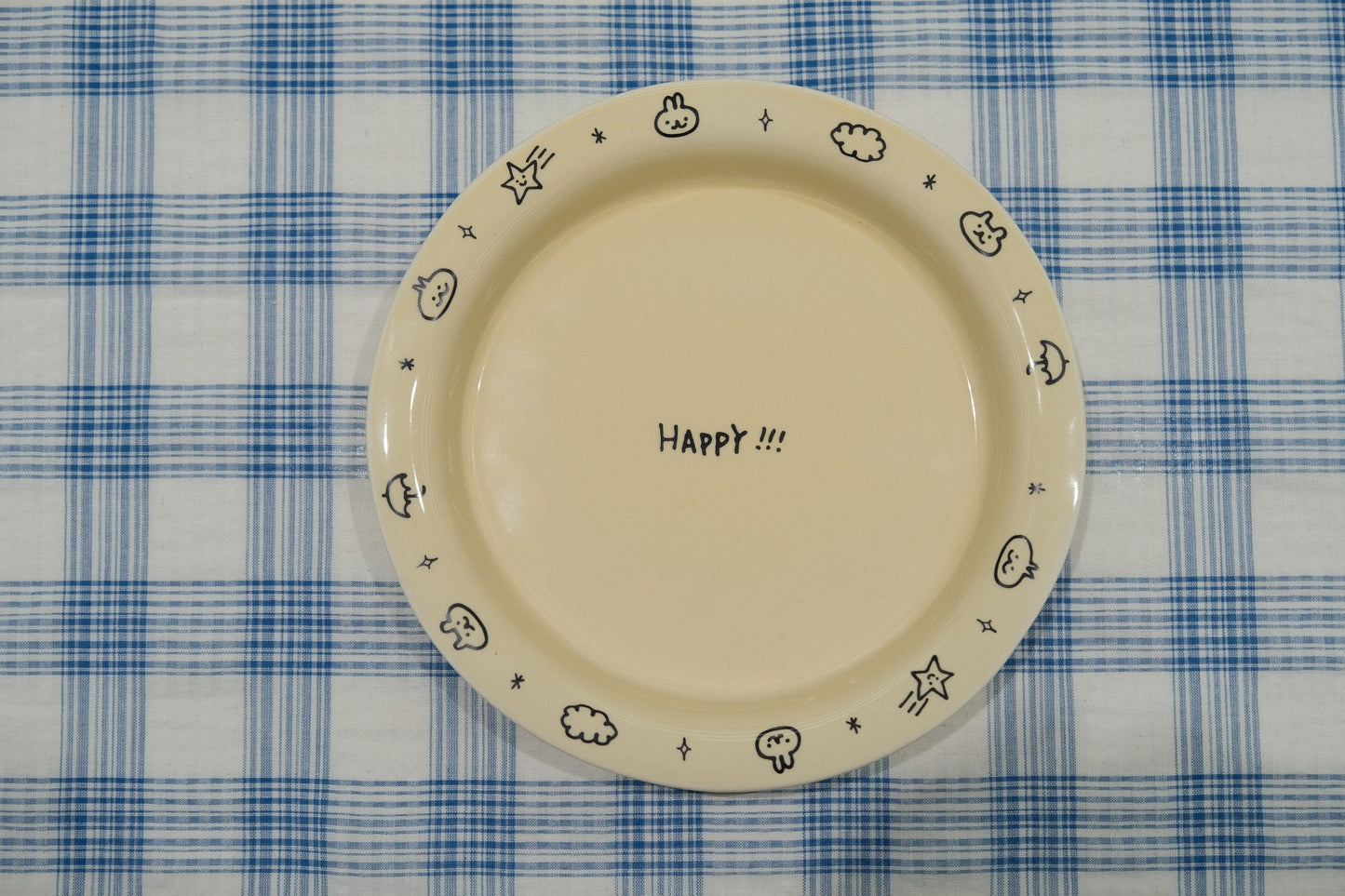 Happy Bunny Underglaze Ceramic Tableware