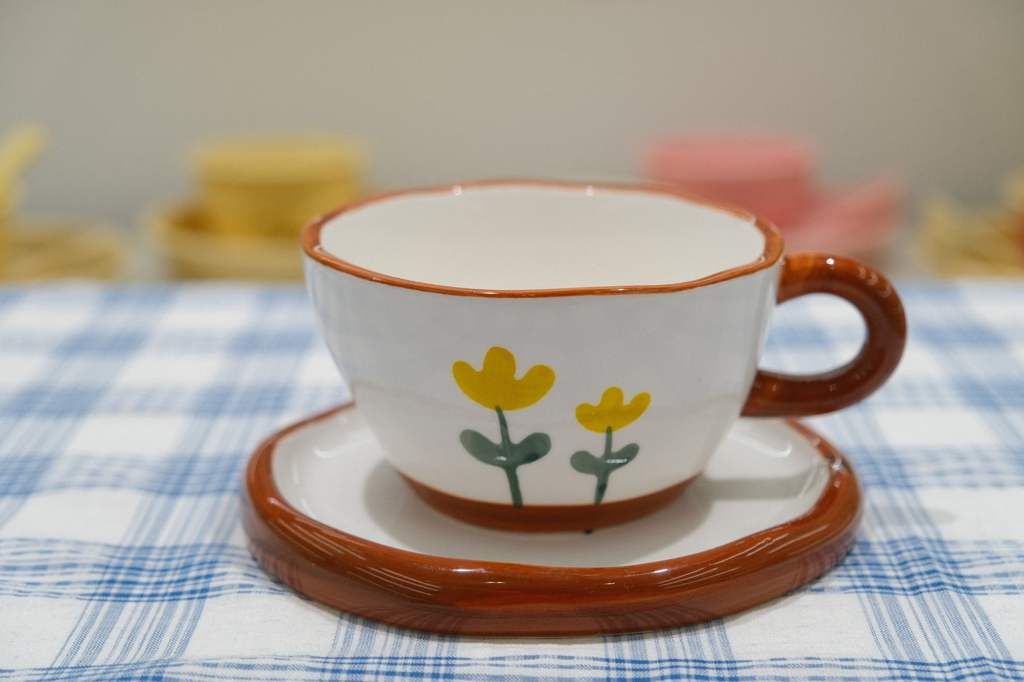 Pastoral Floral Underglaze Ceramic Tableware
