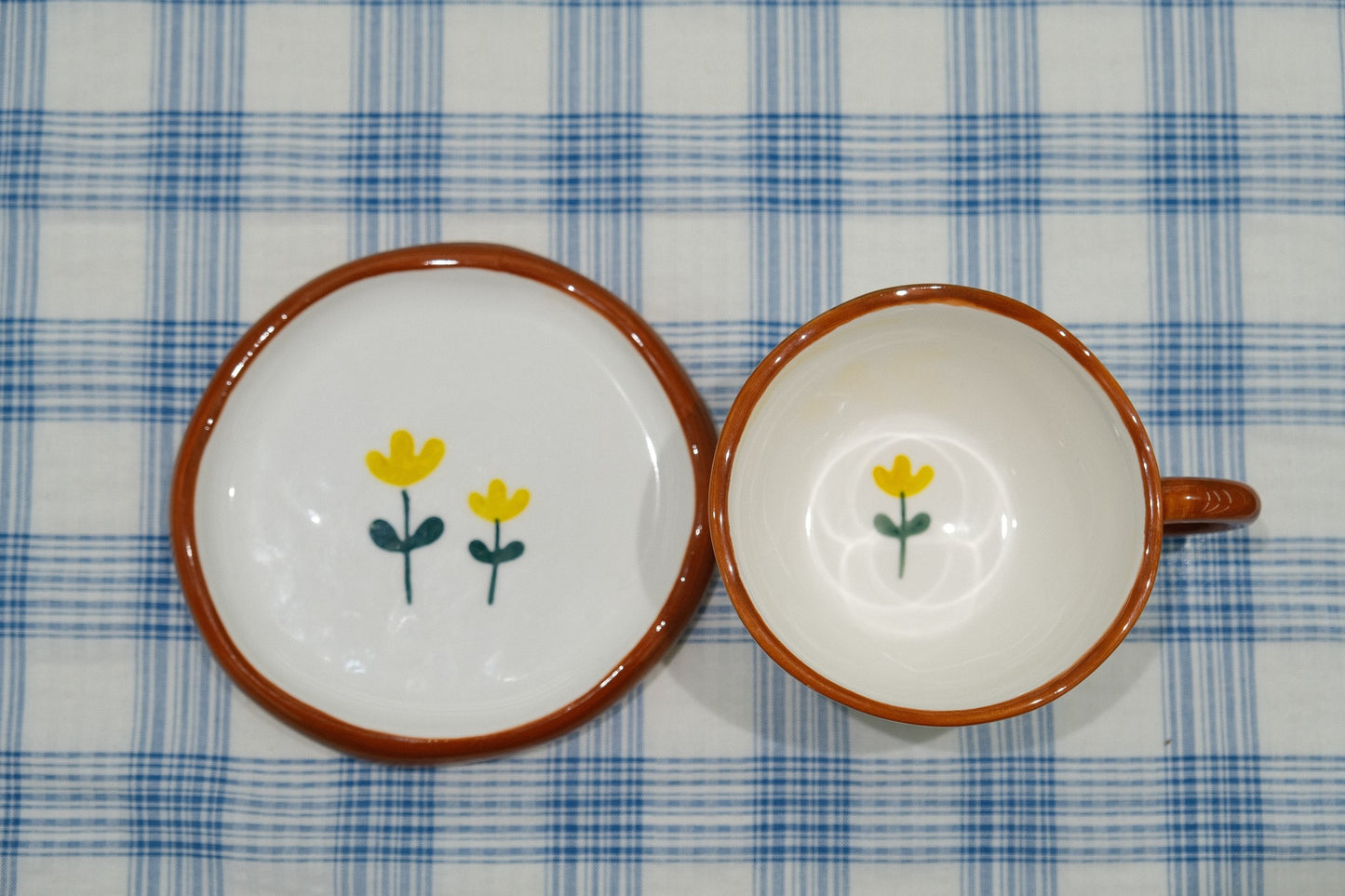 Pastoral Floral Underglaze Ceramic Tableware