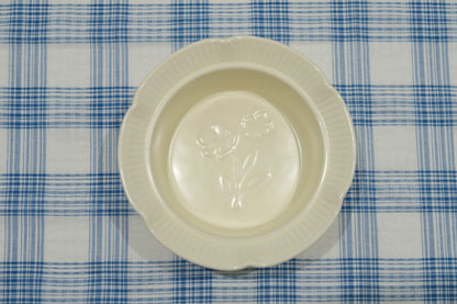 Flower-Shaped Embossed Underglaze Ceramic Tableware