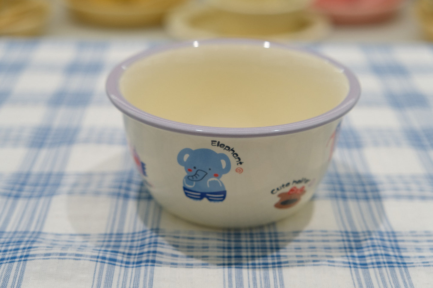 Baby Blue Cartoon Underglaze Ceramic Tableware
