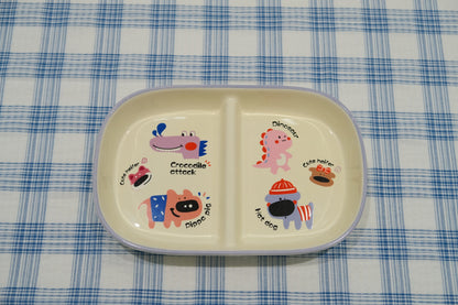 Baby Blue Cartoon Underglaze Ceramic Tableware