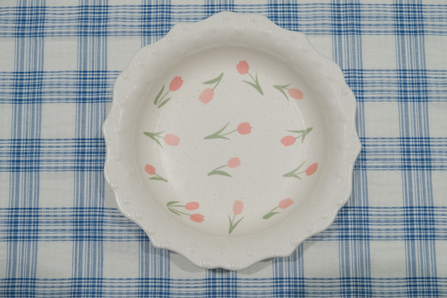 Matte Flower-Shaped Underglaze Ceramic Tableware