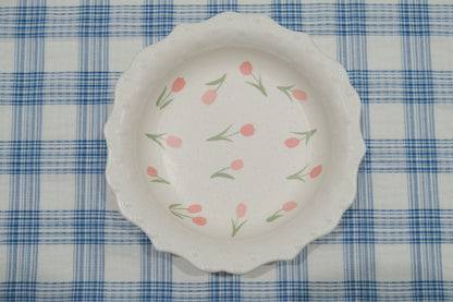 Matte Flower-Shaped Underglaze Ceramic Tableware