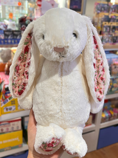Jellycat Blossom Cream Bunny 'Berry' Original (Medium) 31cm