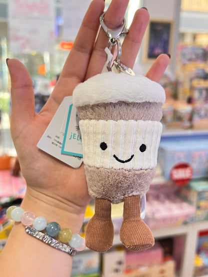 Jellycat Bag Charm Amuseable Coffee-To-Go 18cm