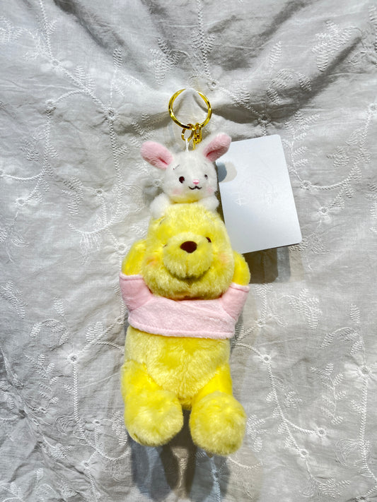 Tokyo Disneyland Winnie the Pooh Plush Keychain