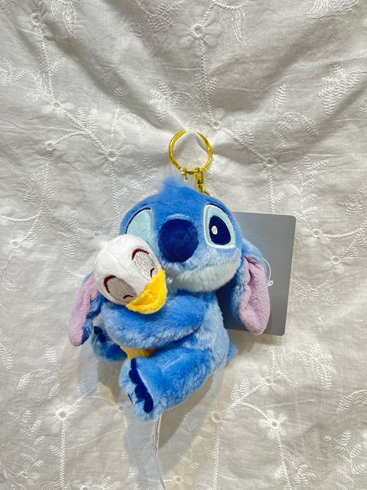 Shanghai Disneyland Stitch Plush Keychain