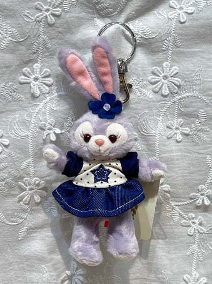 2024 Hong Kong Disneyland Denim Plush Keychains