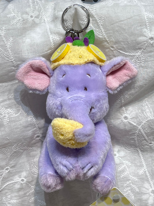 Hong Kong Disneyland Fruit Series Dumbo Plush Keychain
