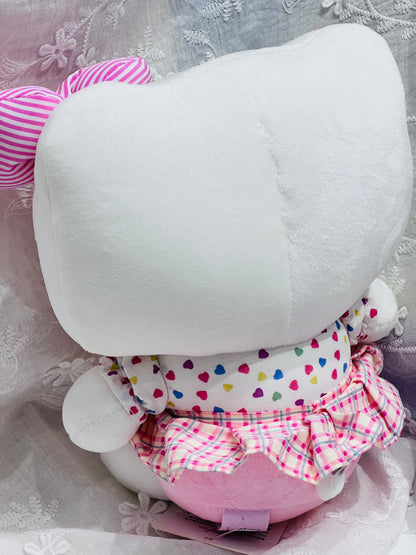 Sanrio Licensed Pink Polka Dot Hello Kitty Plush