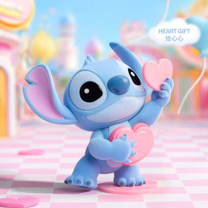 Stitch Sweet Pink Series Flocked Figure Blind Box
