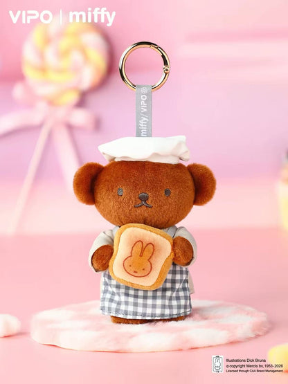 VIPO x Miffy Bakery Series Plush Keychain Blind Box