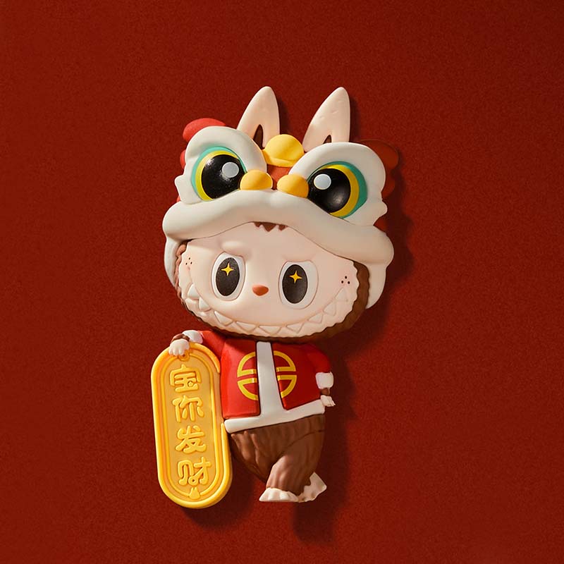 LABUBU "Get Rich, Baby!" Fridge Magnet