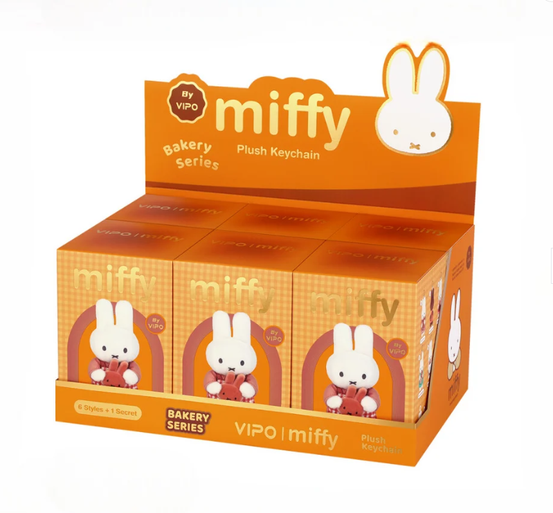 VIPO x Miffy Bakery Series Plush Keychain Blind Box