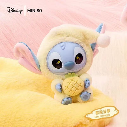 Stitch "Eat Something Before Sleep" Series Soft Vinyl Plush Keychain Blind Box