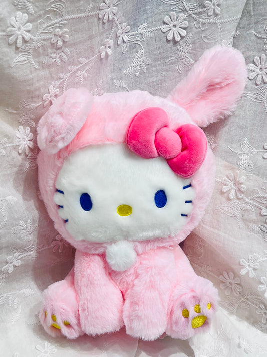 Sanrio Licensed Pink Rabbit Hello Kitty Plush