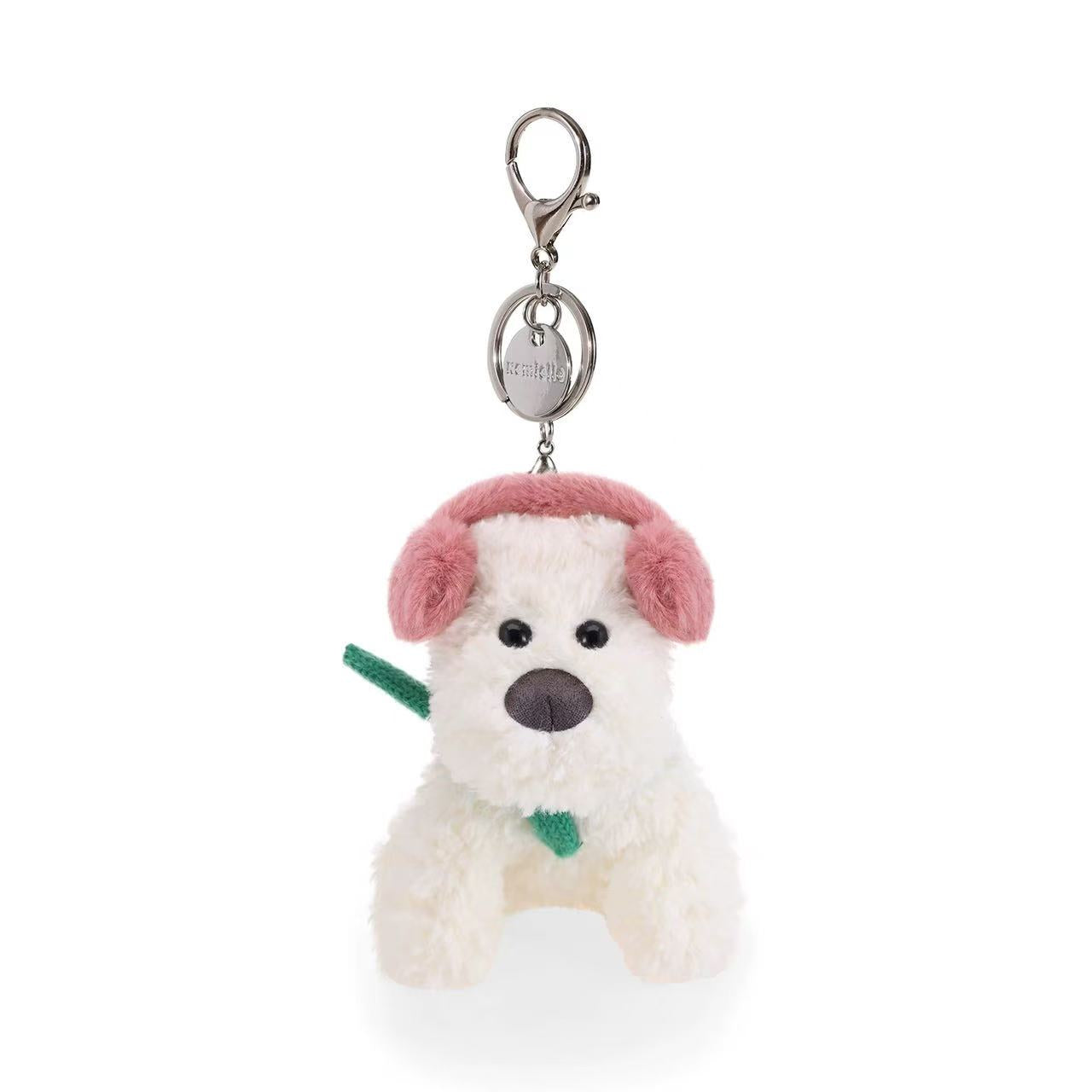 Nomielle Snowy Dog Pendant Bag Charm
