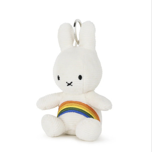 Miffy Rainbow Keychain Offwhite 10cm