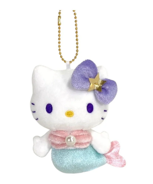 Plush Keychain Hello Kitty Mermaid Purple