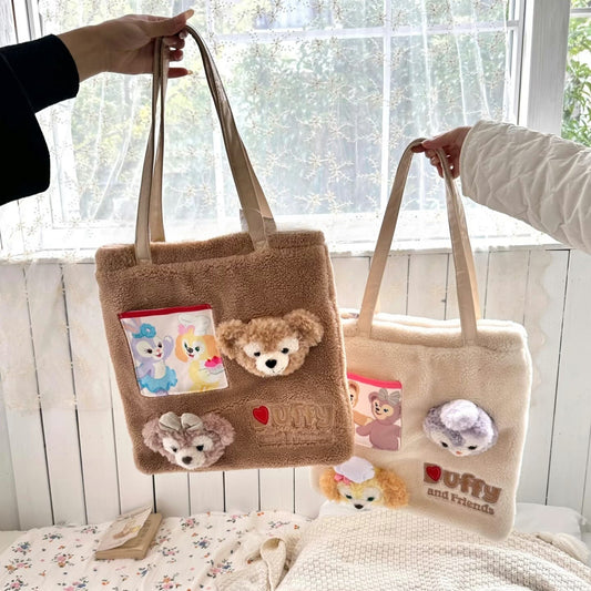 Shanghai Disneyland Plush Autumn/Winter Tote Bag