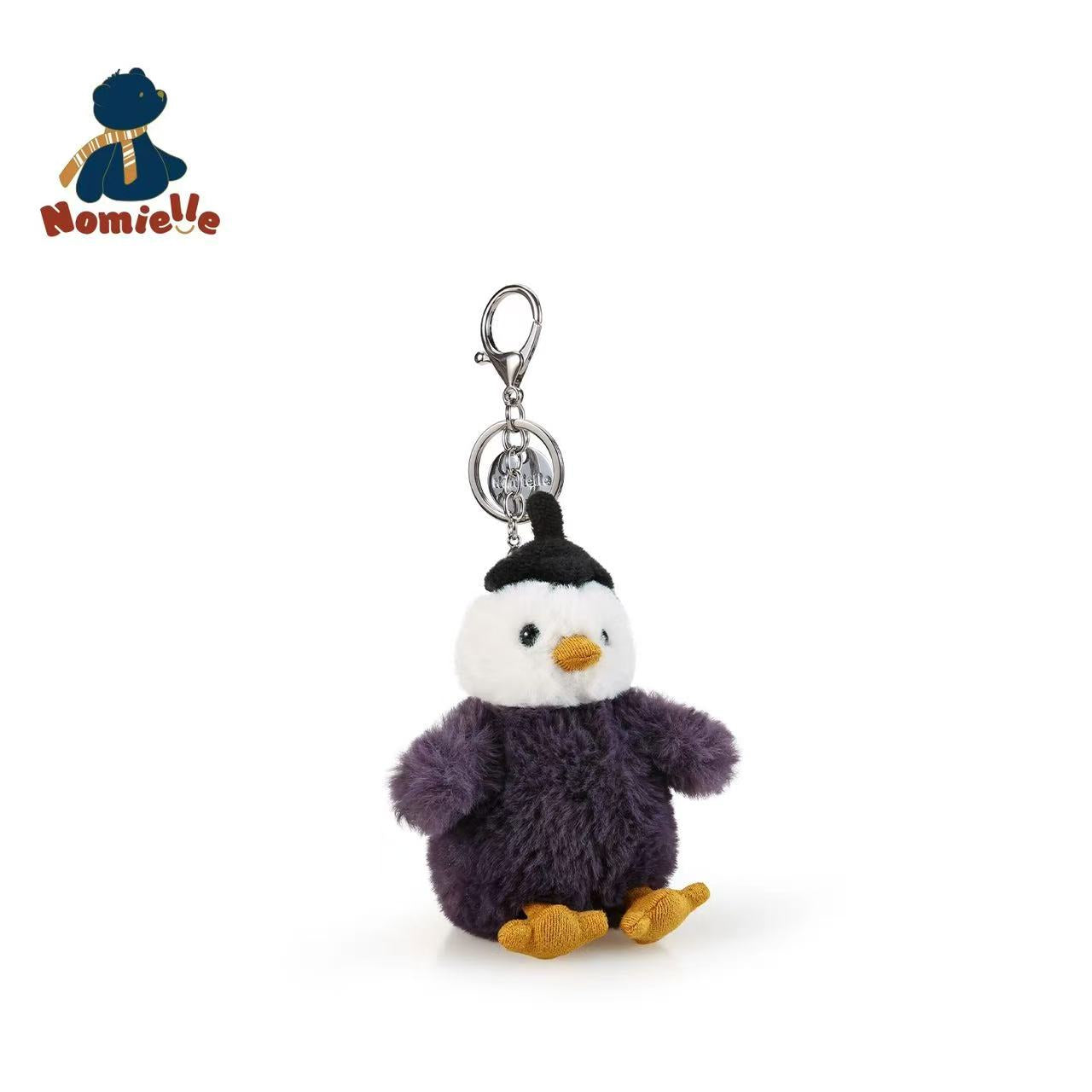 Nomielle Eggplant Chicken Pendant Bag Charm