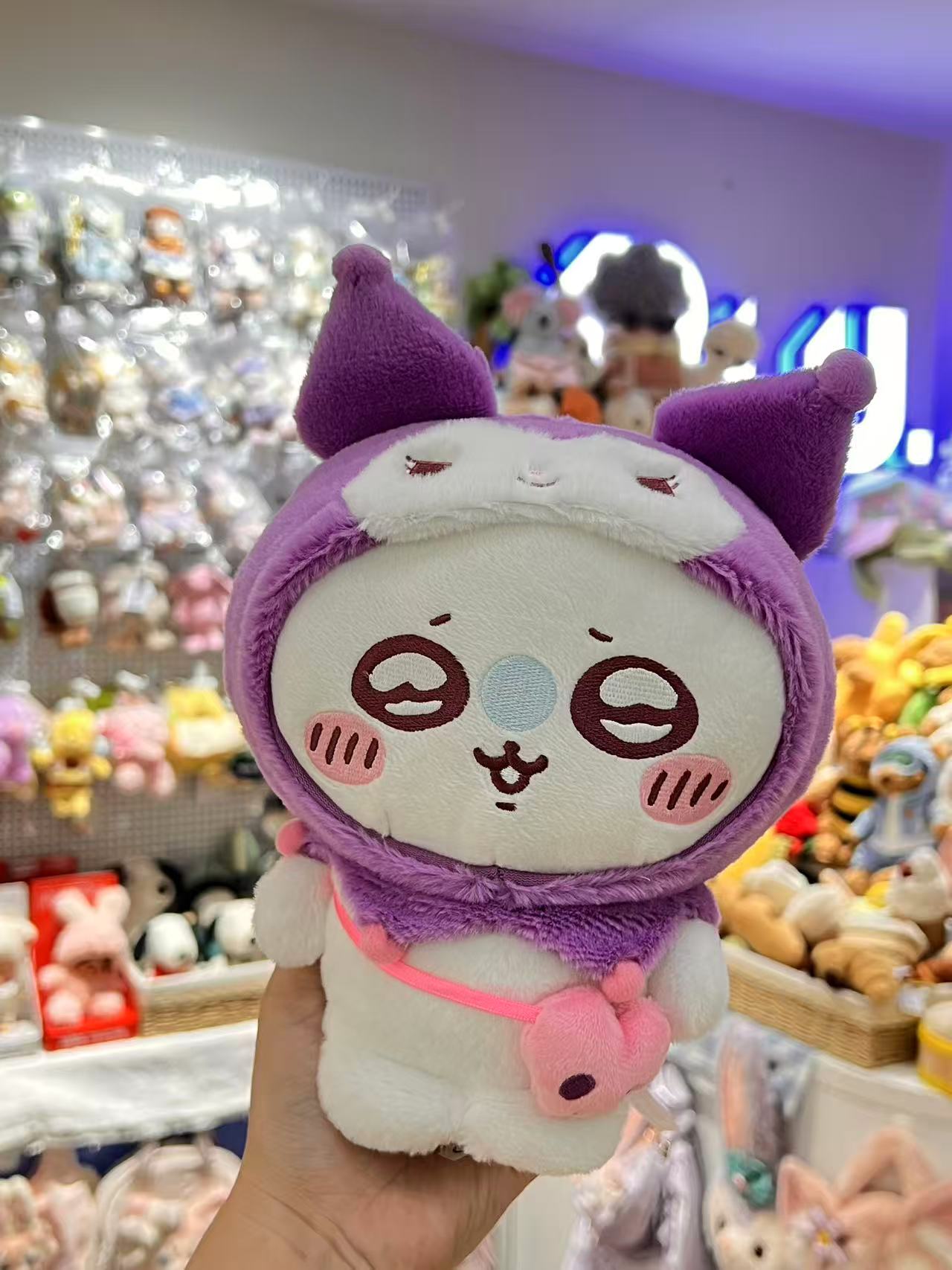 ✨CHIIKAWA X SANRIO✨Kuromi Momonga Plush Doll