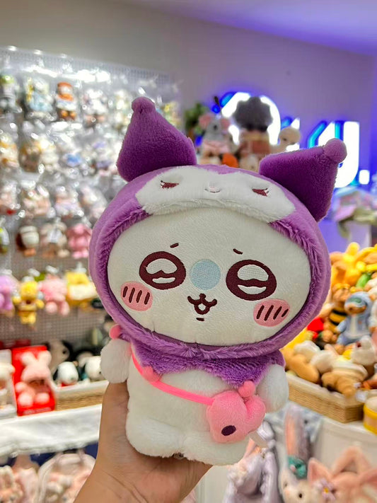 ✨CHIIKAWA X SANRIO✨Kuromi Momonga Plush Doll