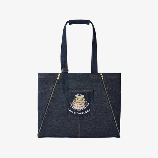 THE MONSTERS FALL IN WILD SERIES-Denim Apron Bag