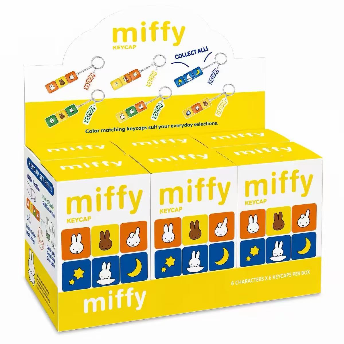 Miffy Keycap Keychain Blind Box