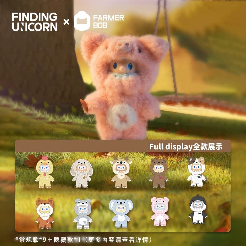 Farmer Bob Ani-Monster Series Soft Vinyl Plush Keychain