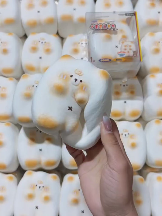 Grilled Bear Marshmallow Slow Rising Squishy