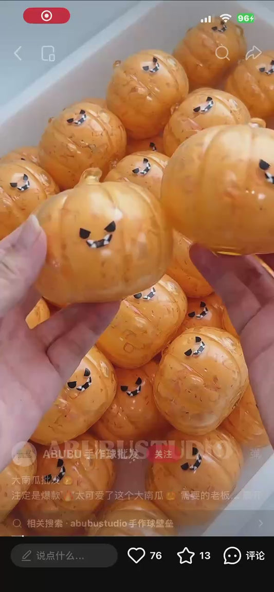 Halloween Pumpkin Crunchy Squishy